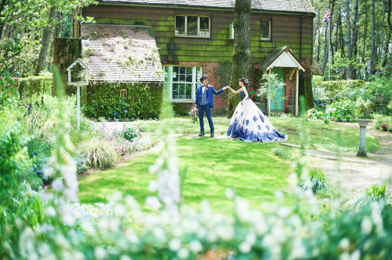 フォトウェディング&前撮り／ドレスロケ・英國式庭園