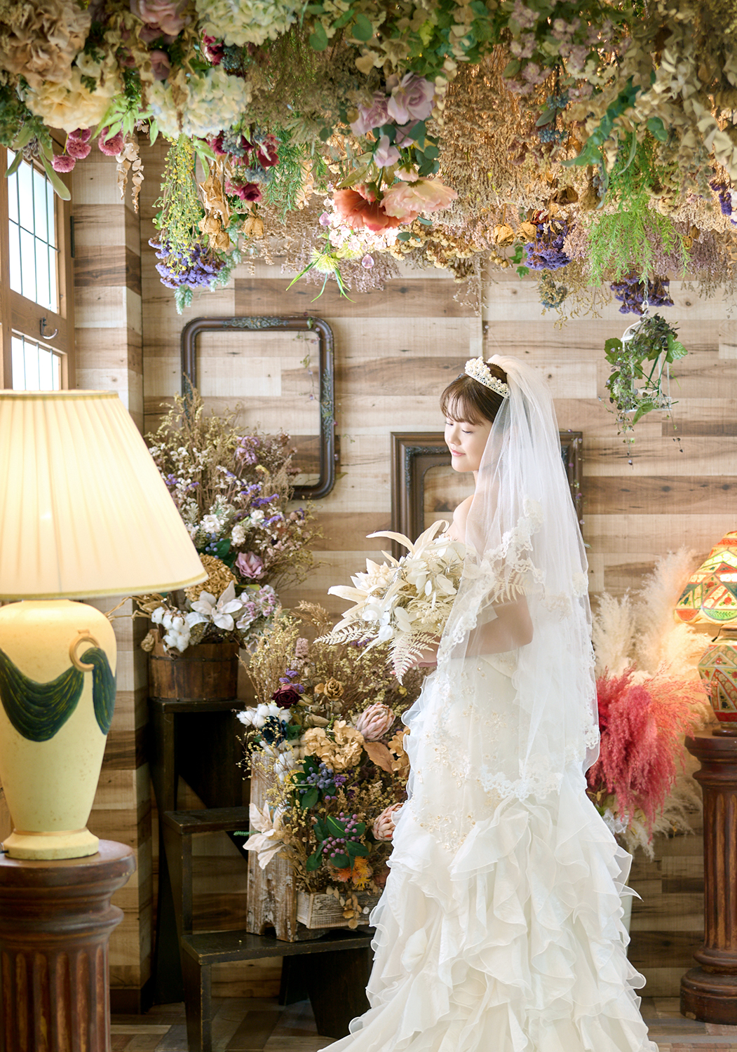 ウェディング　前撮り　フォトウェディング　結婚式　ウェディングドレス　花嫁　衣装　スタジオ撮影　ロケーション撮影　ブライダル